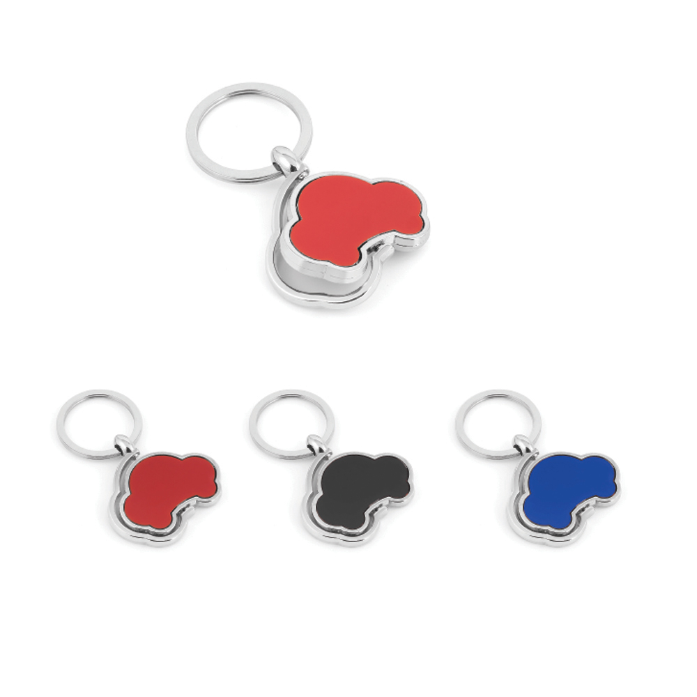 Peak Creative Bursa Promosyon Anahtarlık ve Rozetler Metal Çift Taraflı Döner Anahtarlık