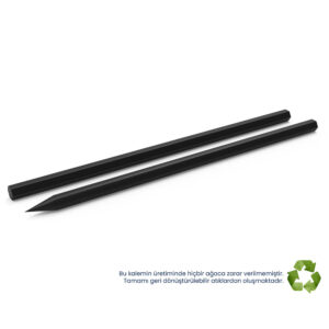 Peak Creative Bursa Promosyon Kırtasiye Ürünleri Köşeli Siyah Kurşun Kalem