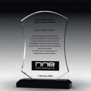 Peak Creative Bursa Promosyon Kristal ve Ödül Ürünleri Kristal Plaket