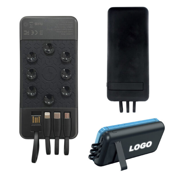 Peak Creative Bursa Promosyon Powerbank Vakumlu Wireless Powerbank