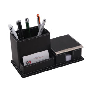 Peak Creative Bursa Promosyon Suni Deri Masaüstü Ürünler Suni Deri Kalemlik