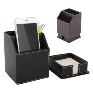 Peak Creative Bursa Promosyon Suni Deri Masaüstü Ürünler Suni Deri Kalemlik