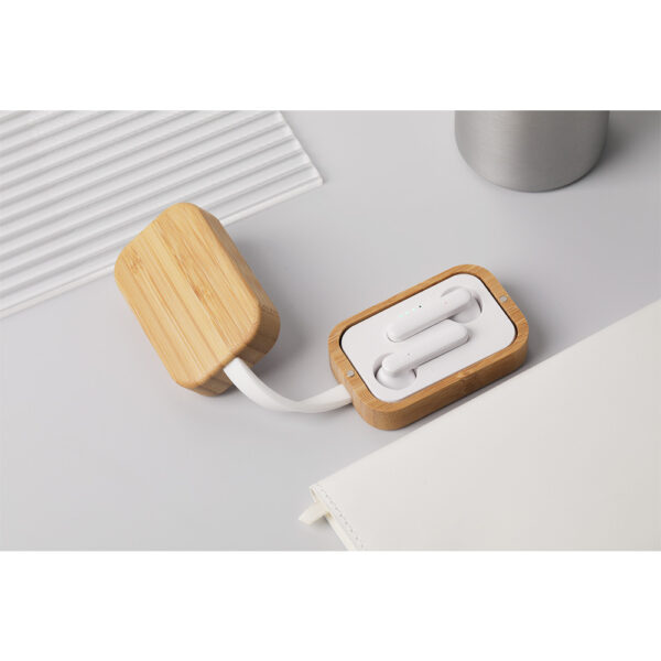 Peak Creative Bursa Promosyon Teknolojik Ürünler Bambu Bluetooth 5.0 Kulaklık
