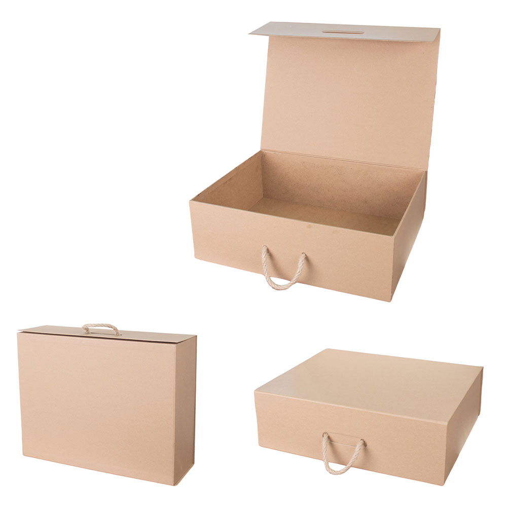 Peak Creative Bursa Promosyon VIP Setler Kraft Halat Saplı Hediye Kutusu